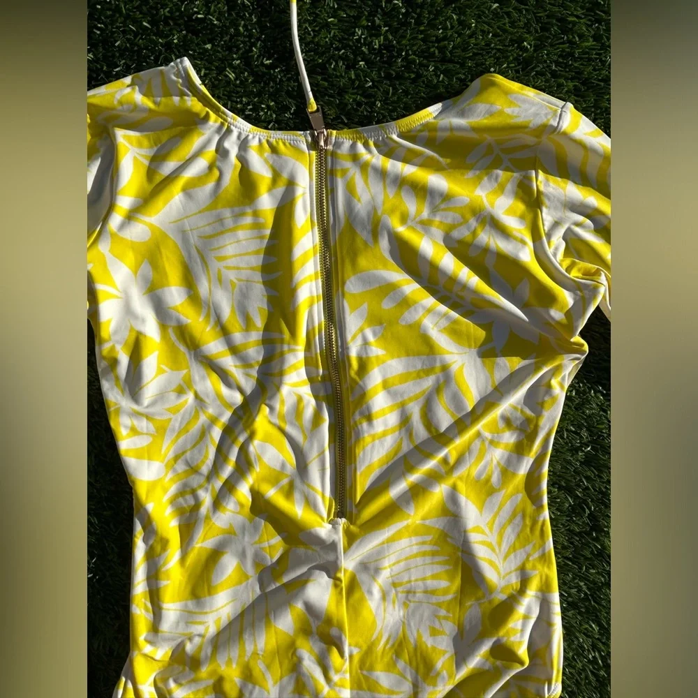 Kate Spade Long Sleeve One Piece Swim Suit Rash Guard Paddle Bathing Suit